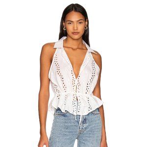 Free People Tangerine Tank, Ivory NWT